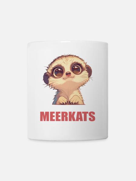 Meerkat Erdmännchen - Tasse - Weiß