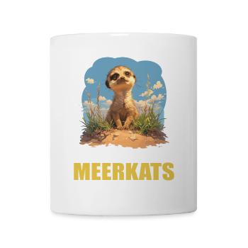Meerkat Erdmännchen - Tasse - Weiß - Vorne