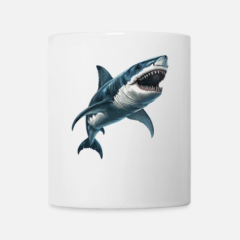 Megalodons Megalodon - Tasse - Weiß