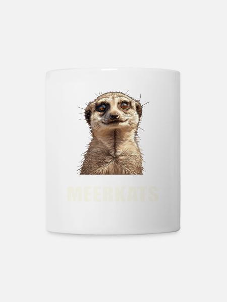 Meerkat Erdmännchen - Tasse - Weiß