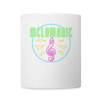 Techno House Party EDM Festival Goa Electro Rave - Mug blanc - blanc - Devant