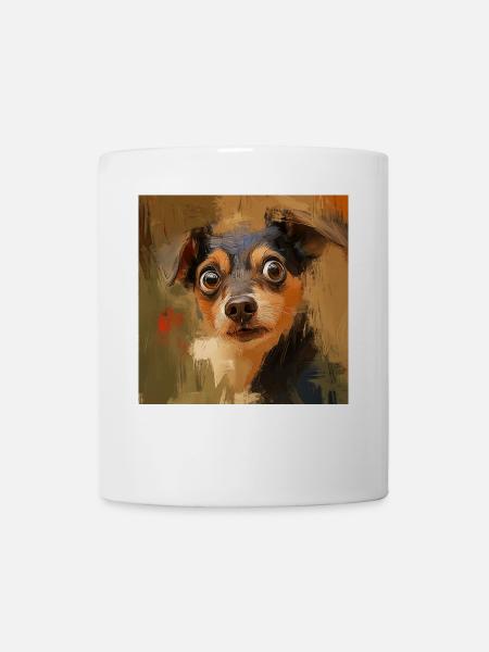 Hund - Tasse - Weiß