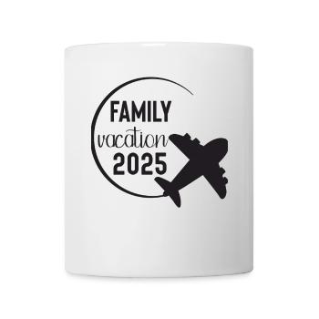 Familienausflug Urlaub Familienurlaub 2025 - Tasse - Weiß - Vorne
