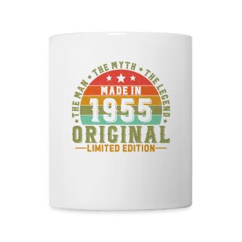 Vintage 1955 Retro Jubiläumsgeschenk - Tasse - Weiß - Vorne