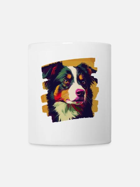 Australian Shepherd - Tasse - Weiß