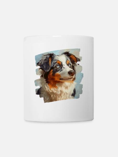 Australian Shepherd - Tasse - Weiß