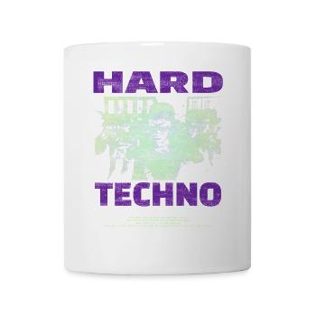 Techno House Party EDM Festival Goa Electro Rave - Tasse - Weiß - Vorne