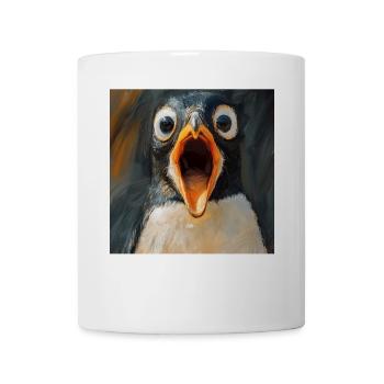 Pinguin - Tasse - Weiß - Vorne