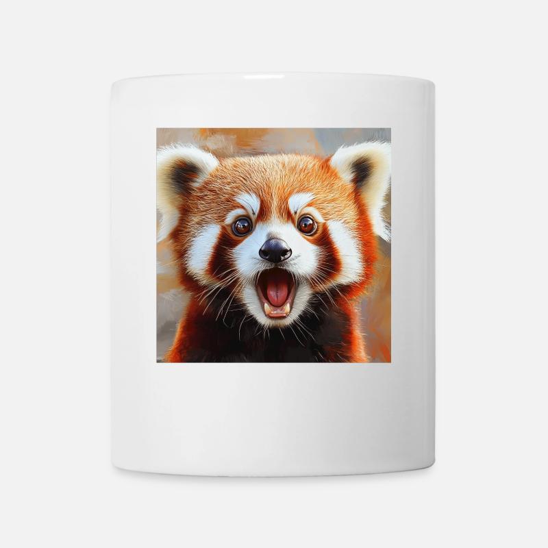 Roter Panda - Tasse - Weiß