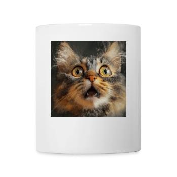 Maine Coon - Tasse - Weiß - Vorne
