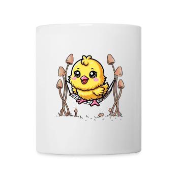 Hanging Out Chilling Hammock Chick Kids Child Baby - Mug - white - Front