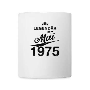 50th Birthday Legendary since May 1975 Volume 75 - Mug - white - Front