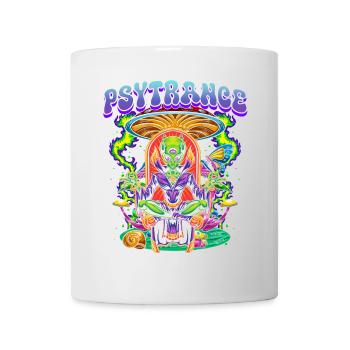 Techno House Party EDM Festival Goa Rave Psytrance - Tasse - Weiß - Vorne