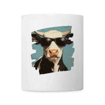 Kuh Bauer - Tasse - Weiß - Vorne