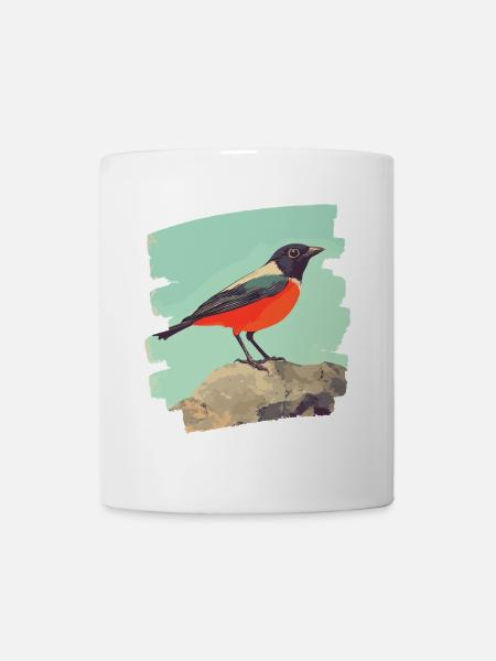 Kanarienvogel - Tasse - Weiß