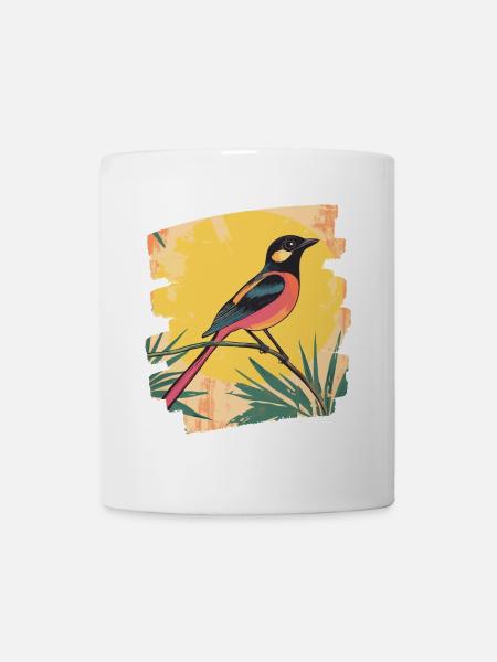 Kanarienvogel - Tasse - Weiß