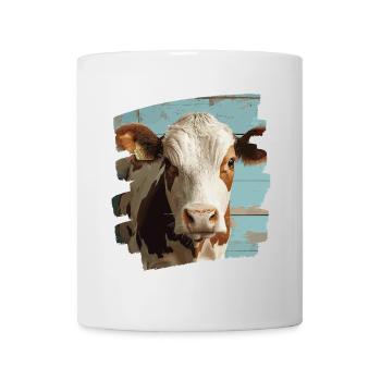 Kuh Bauer - Tasse - Weiß - Vorne
