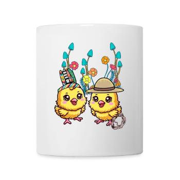 Chick Easter Wild West Kids Child Baby - Mug - white - Front