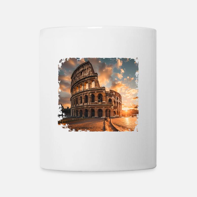 Das Kolosseum - Tasse - Weiß
