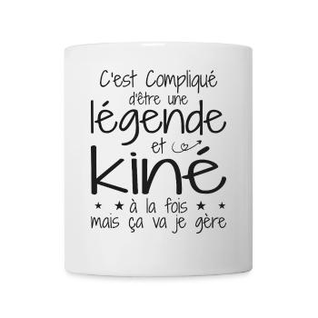 A legend and physiotherapist - Mug - white - Front