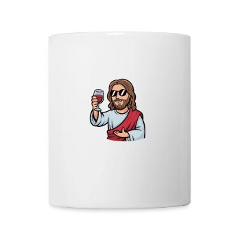 l’eau en vin depuis l’an 0 après J.-C. Drôle de Jésus - Mug blanc - blanc - Devant