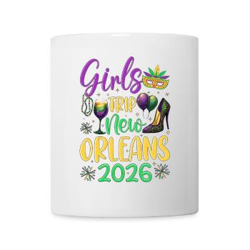 Voyage entre filles à la Nouvelle-Orléans 2026 (Garantie du prix le plus bas) - Mug blanc - blanc - Devant