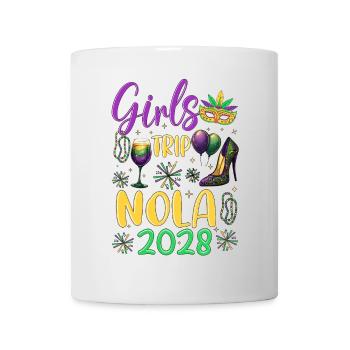 Girls Trip NOLA 2028 - Tasse - Weiß - Vorne