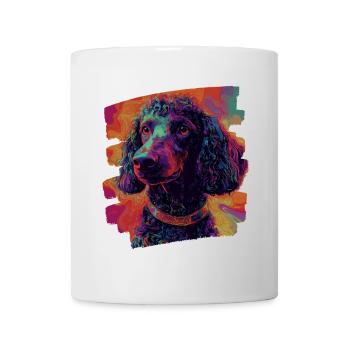 Caniche - Mug blanc - blanc - Devant