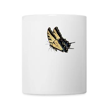 Les machaons tigrés sont les meilleurs pour les filles - Mug blanc - blanc - Devant