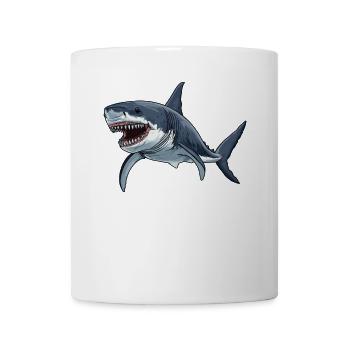 Haie Hai - Tasse - Weiß - Vorne