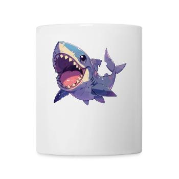 Haie Hai - Tasse - Weiß - Vorne