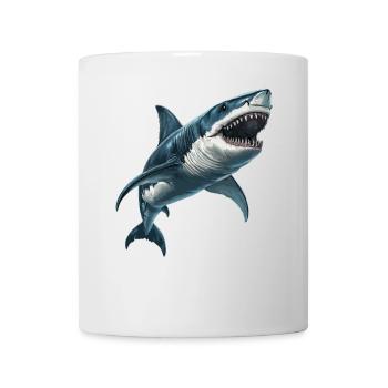 Haie Hai - Tasse - Weiß - Vorne