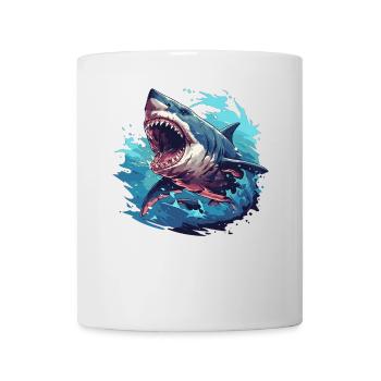 Haie Hai - Tasse - Weiß - Vorne
