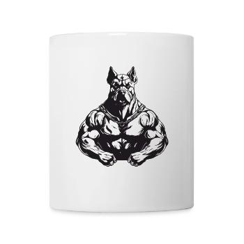 Muscle du chien Gym d’entraînement pour chien - Mug blanc - blanc - Devant