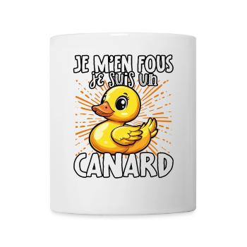 Je m’en fous je suis un canard - sweet duck - Mug blanc - blanc - Devant