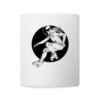 Roller skater - Mug - white - Front