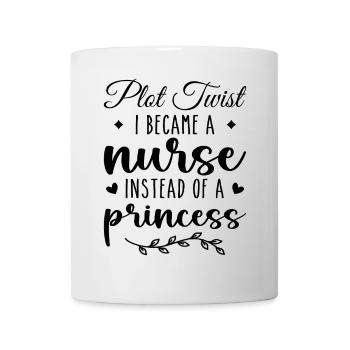 Krankenschwester Nicht Prinzessin Lustige Krankenschwester für Frauen, Mädchen - Tasse - Weiß - Vorne