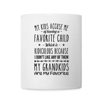 My Grandkids Are My Favorite Grandmother Grandma - Mug - white - Front