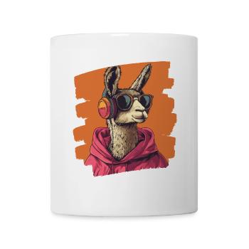 Lama - Tasse - Weiß - Vorne
