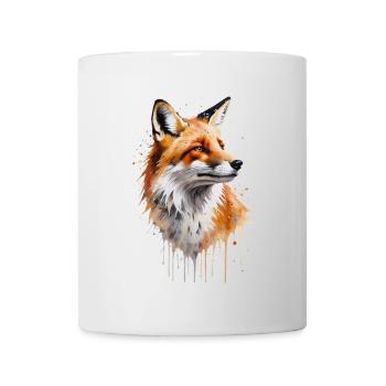 Foxy Watercolor - A Brush with Nature - Mug - white - Front
