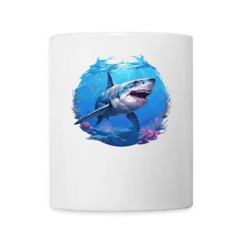 Haie Hai - Tasse - Weiß - Vorne