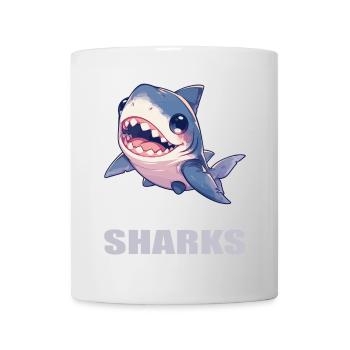 Haie Hai - Tasse - Weiß - Vorne