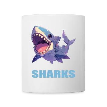 Requins Requin - Mug blanc - blanc - Devant