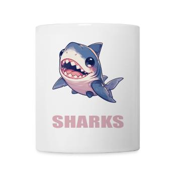 Haie Hai - Tasse - Weiß - Vorne