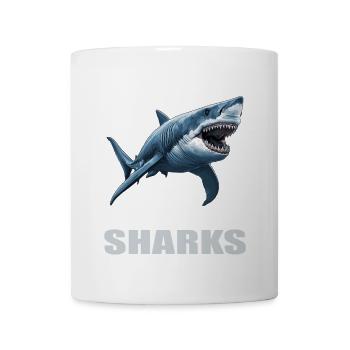 Haie Hai - Tasse - Weiß - Vorne