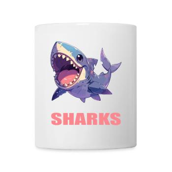 Haie Hai - Tasse - Weiß - Vorne