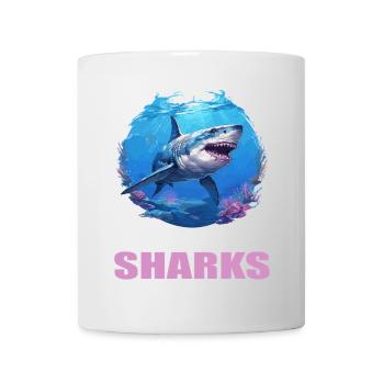 Haie Hai - Tasse - Weiß - Vorne