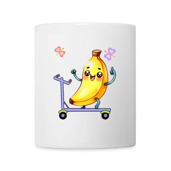Drôle Drôle Fruit Banane Banane Enfants Enfant Bébé - Mug blanc - blanc - Devant
