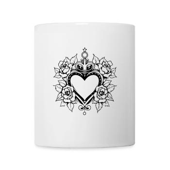 Coeur Symbole Amour - Mug blanc - blanc - Devant