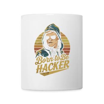 Born to Be Hacker – Computer Science Nerd IT - Mug - white - Front
